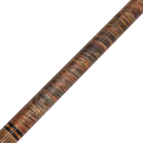 Meucci ANW-1 Rainbow Stained Pool Cue w/ Pro Shaft & Free Hard Case! Black!
