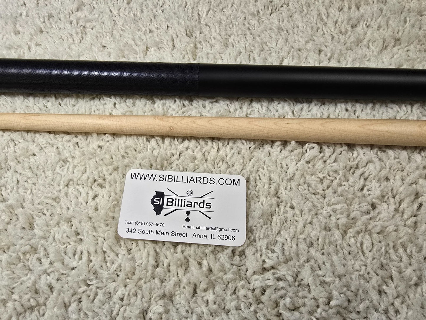 K2 Pool KLB11 Cue Matte Black With Blue W/ K2 LD 12.5MM Shaft!