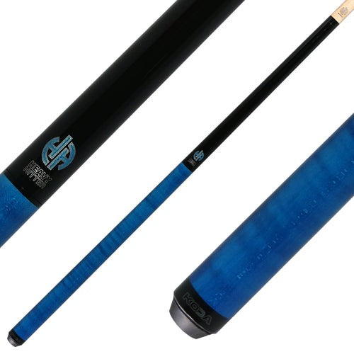 Koda KDHCBL Jump Break Cue – Blue Curly Maple – 13.5mm Phenolic Tip Uni‑Loc 19oz