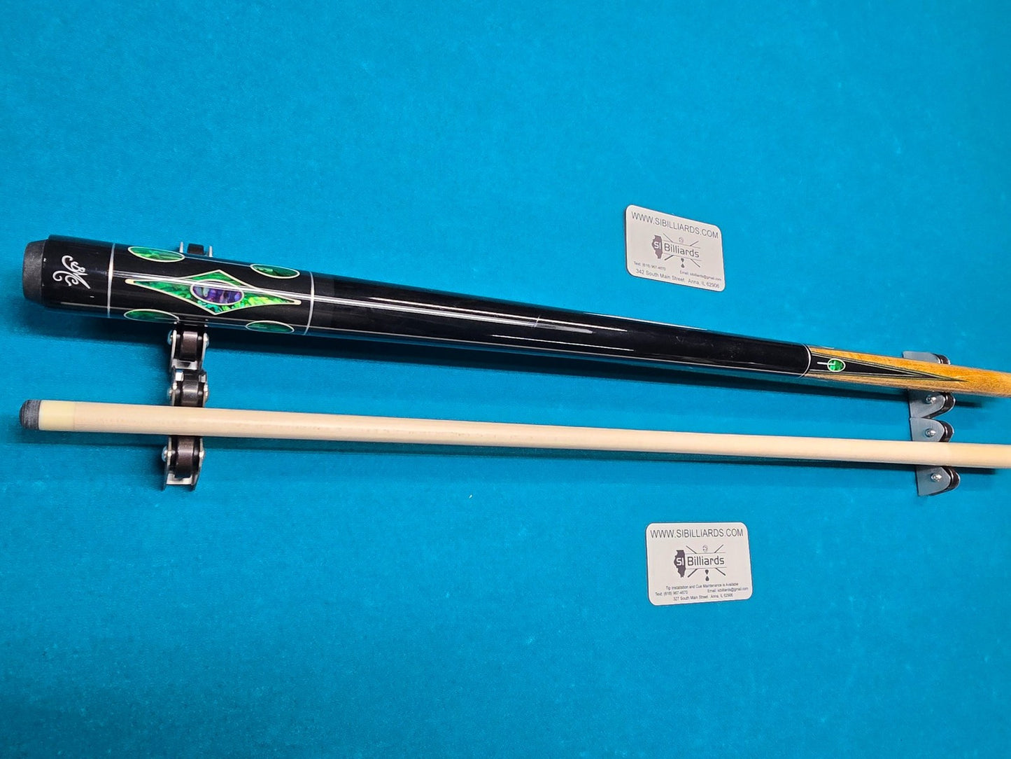 Meucci ANW‑3 All Natural Wood 3 Pool Cue, Pro Shaft, Bocote Handle - Free Case!
