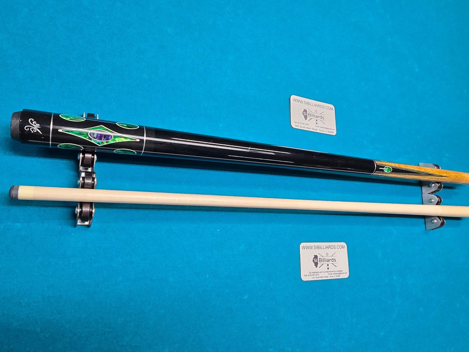 Meucci ANW‑3 All Natural Wood 3 Pool Cue, Pro Shaft, Bocote Handle - Free Case!