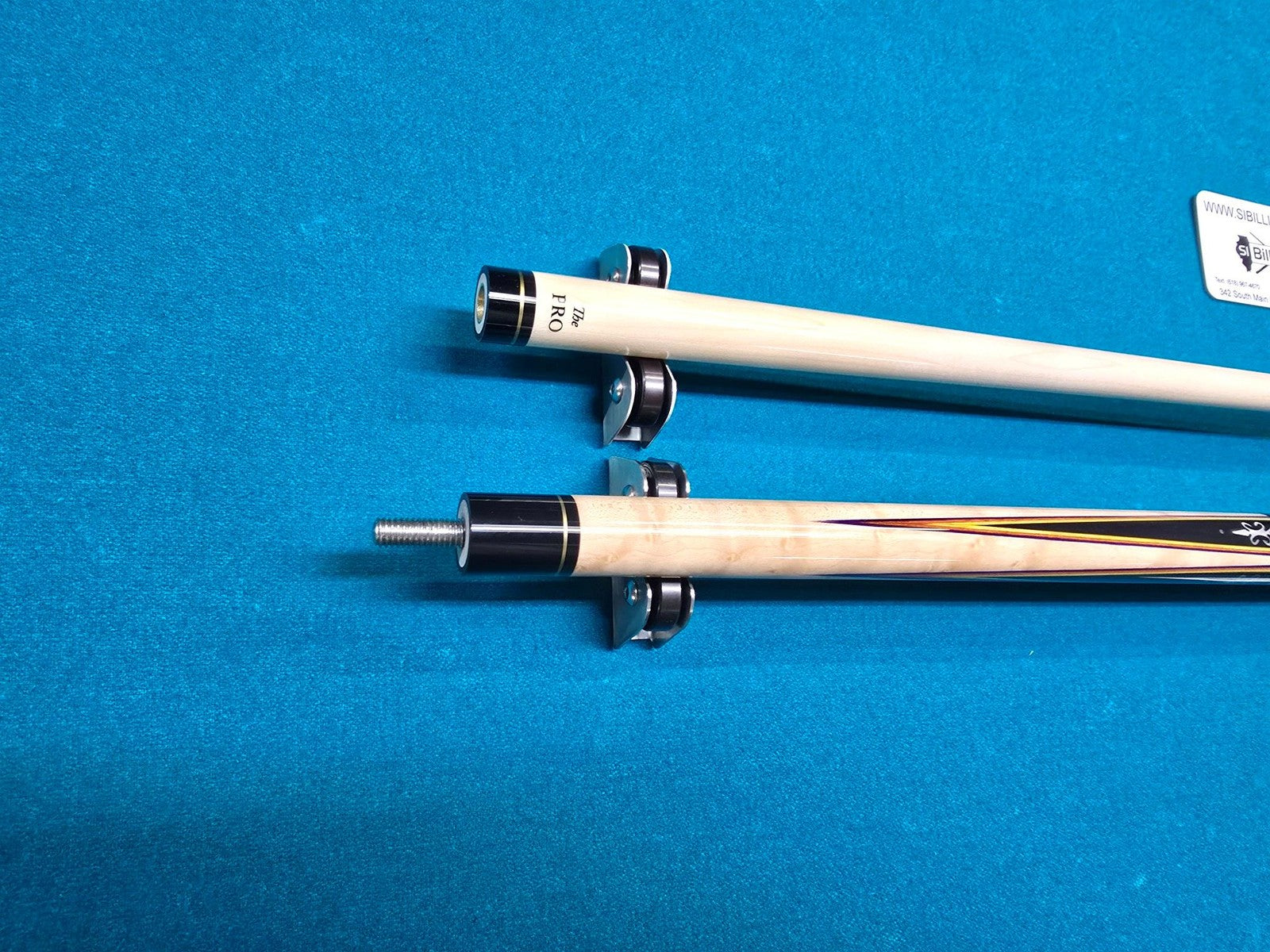 Meucci ANW‑3 All Natural Wood 3 Pool Cue, Pro Shaft, Bocote Handle - Free Case!