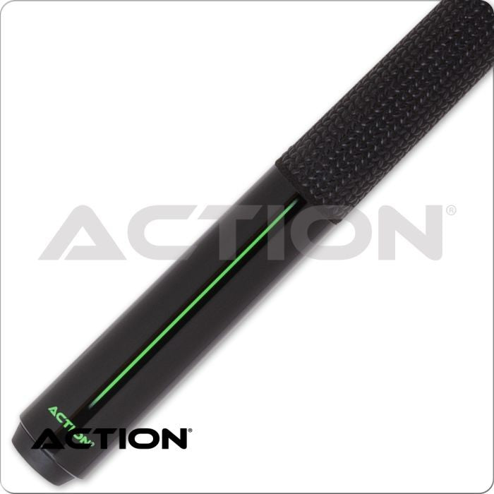 Action ABK11 Break Cue 25oz Black Neon Green Stripe Phenolic Tip New