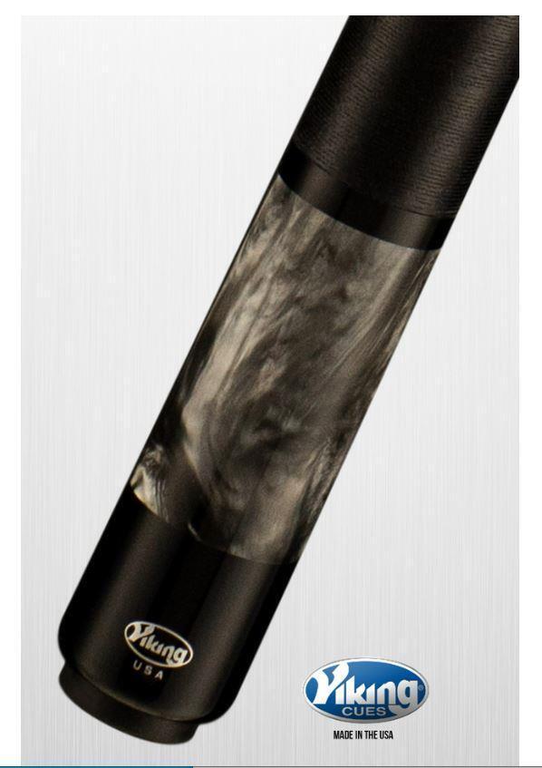 Viking B2801 Linen Wrap Pool Cue w/ 13 mm Vikore Shaft (Smoke) - Free Shipping