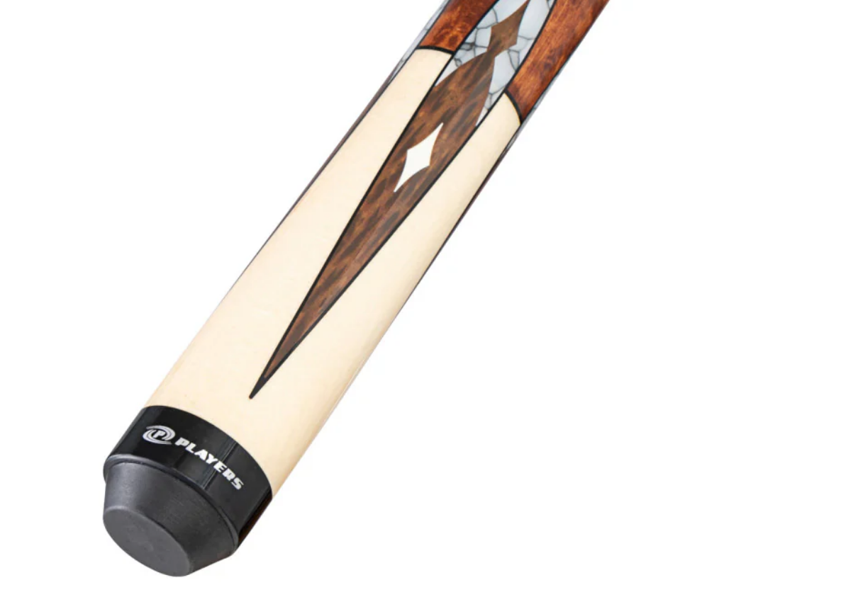 Players G4147 Birdseye & Maple with White Recon Wrapless Cue Free Shipping!