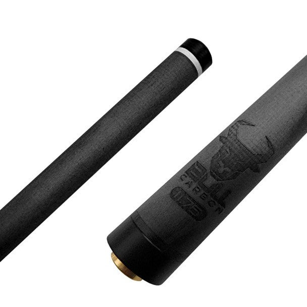 Bull Carbon BCSP1 Red Split Point Pool Cue – Carbon Fiber Shaft - Uni‑Loc