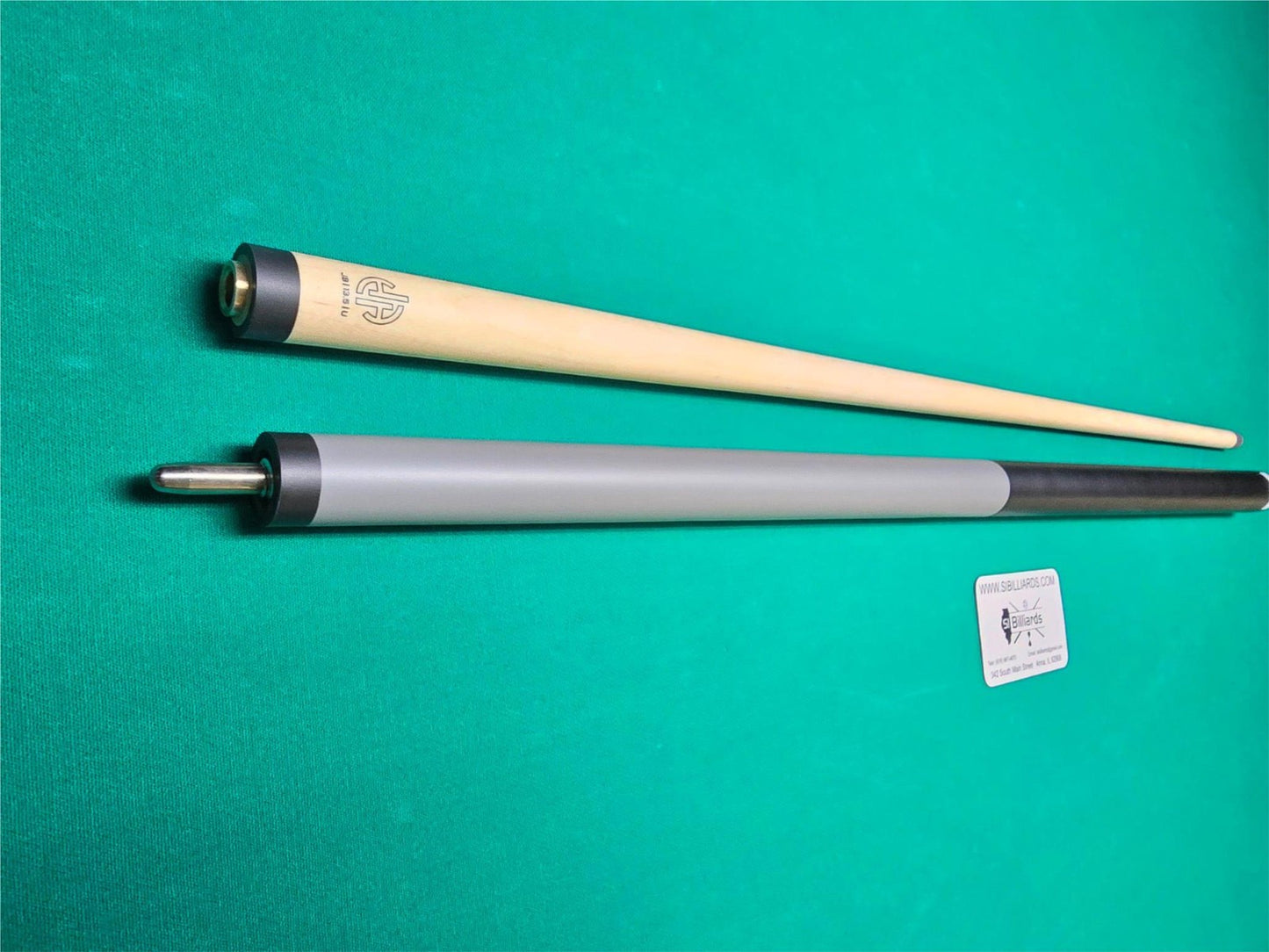 Koda KDHHWH Heavy Hitter Break/Jump Cue - Black/Grey 13.5mm Shaft Phenolic Tip