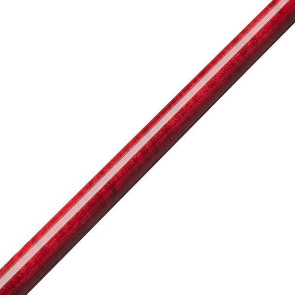 KODA POOL CUE KD31 Red Stained Real Curly Maple Forearm, Irish Linen & Maple Sha