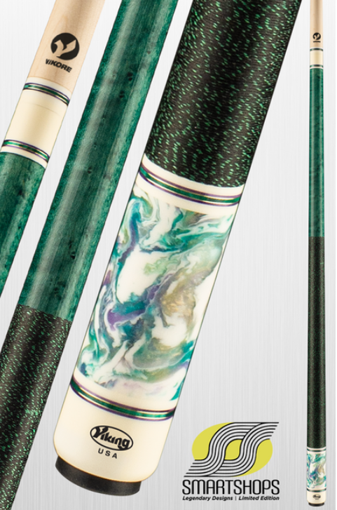 Viking 2026 January SS-0126B Smart Shops Pool Cue!  Premium Birdseye Maple 21/50