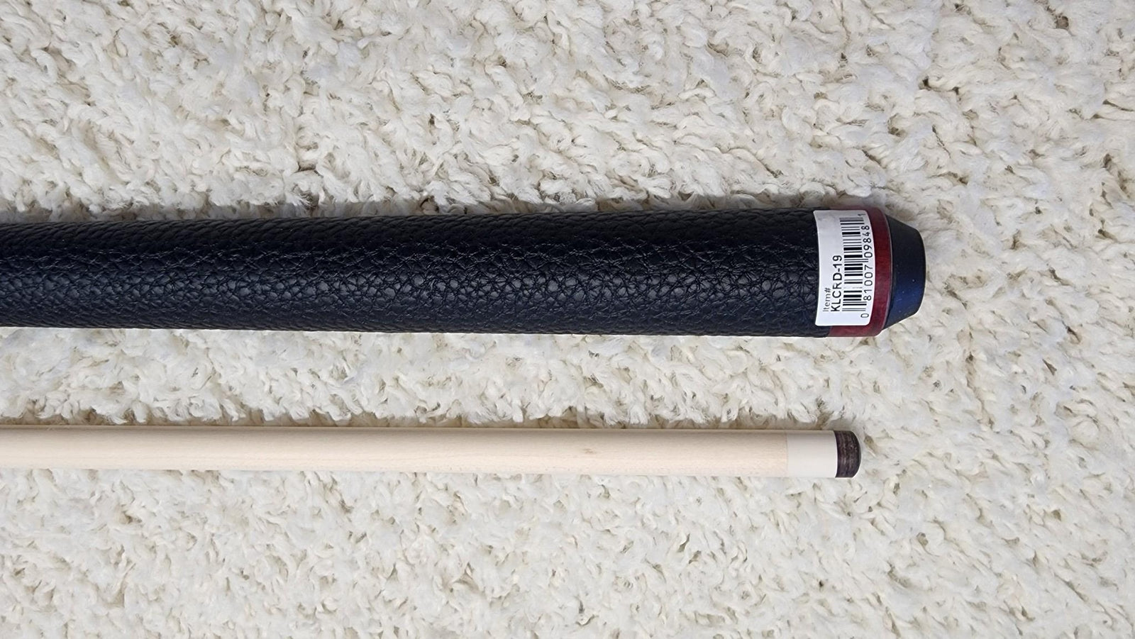 K2 Pool Cue KLCRD Red w/ Leather Wrap Play Cue w/ Low Deflection 12.5MM Shaft