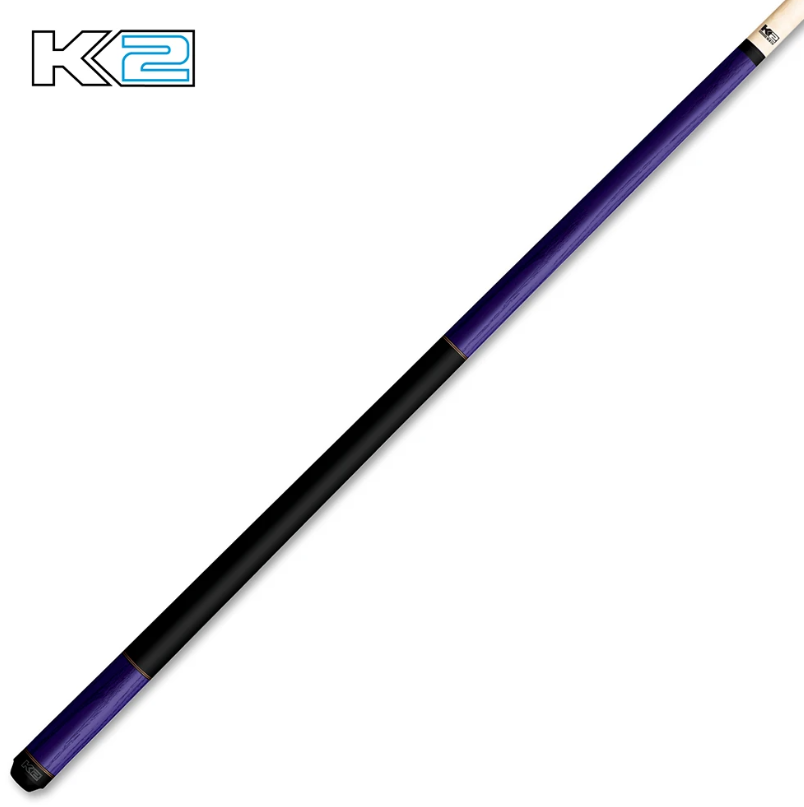 NEW K2 KL122 Low Deflection Purple Pool Cue – Performance Series - 12.5 mm Shaft