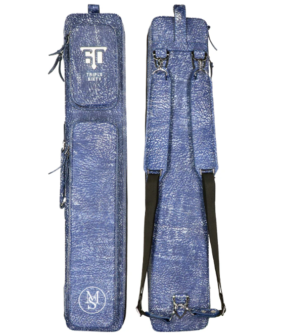 Triple 60 Margaret Styer Limited Edition 3x6 Custom Two-Tone Blue/White Leather