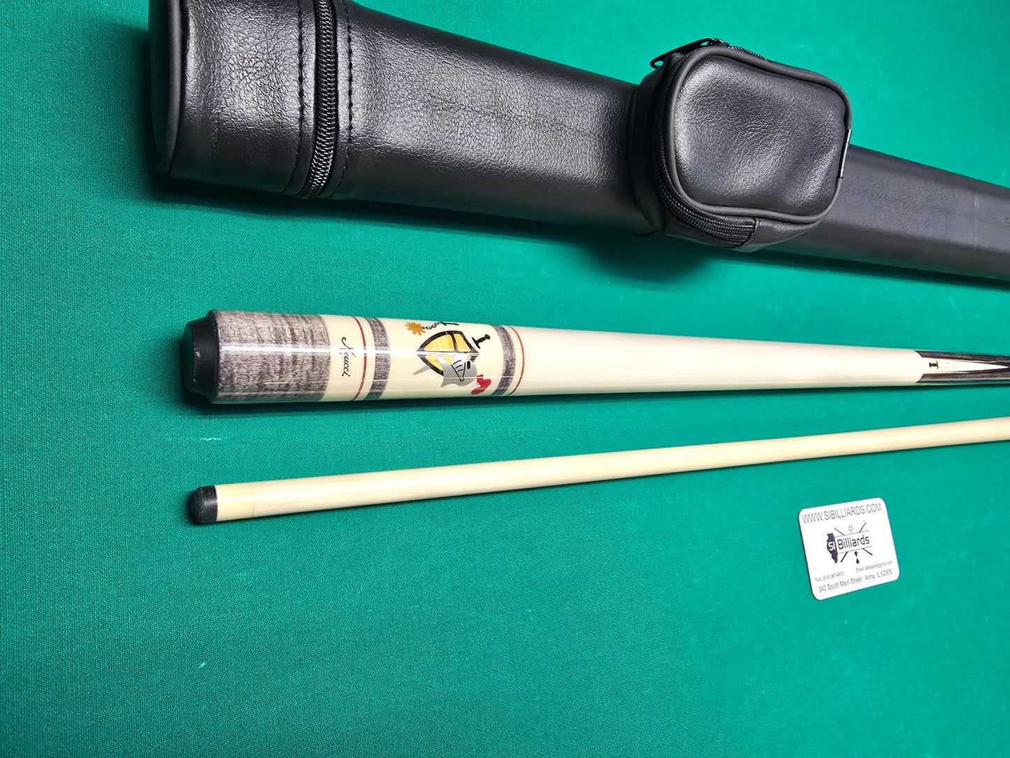 Meucci HOF-7 Pool Cue – 12.5mm Pro Shaft | Medieval Style | FREE 1x1 Hard Case
