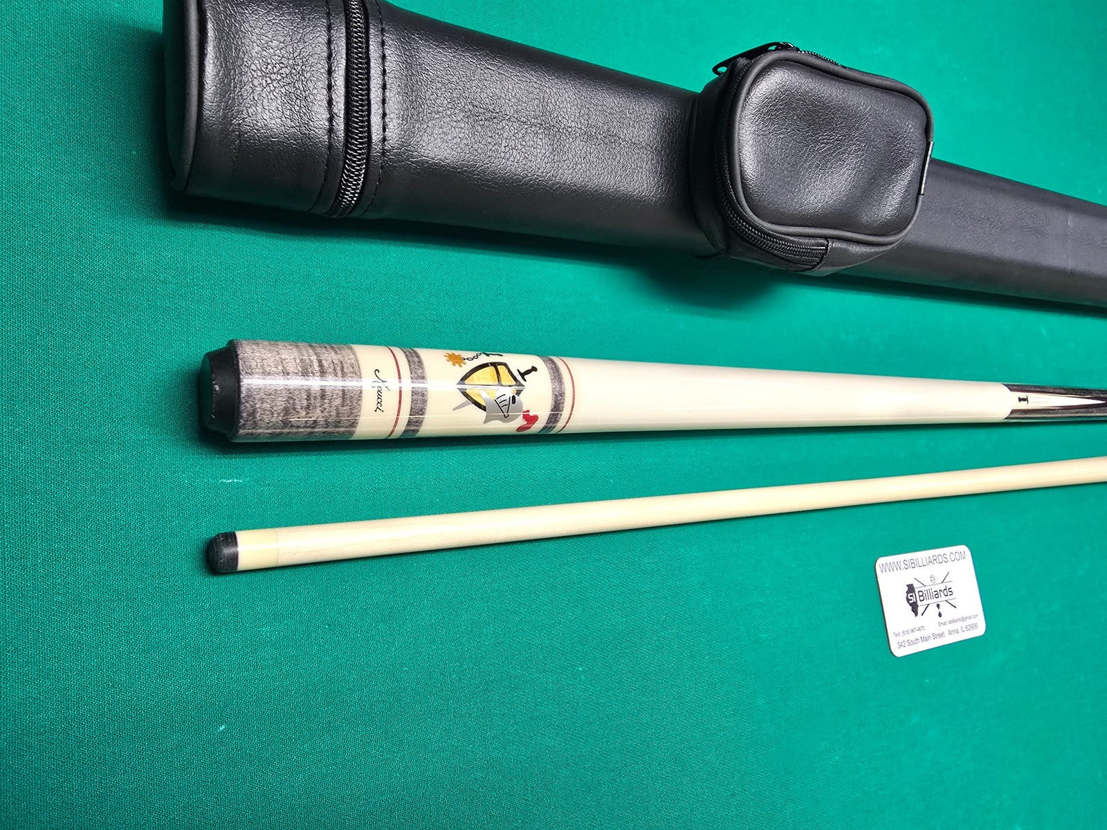 Meucci HOF-7 Pool Cue – 12.5mm Pro Shaft | Medieval Style | FREE 1x1 Hard Case
