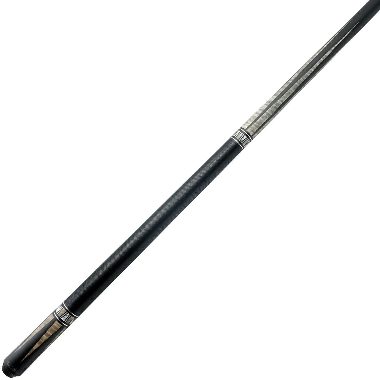 K2 Pool KL170 Cue Matte Black, Purple Curly Point Design W/ K2 LD 11.75MM Shaft!