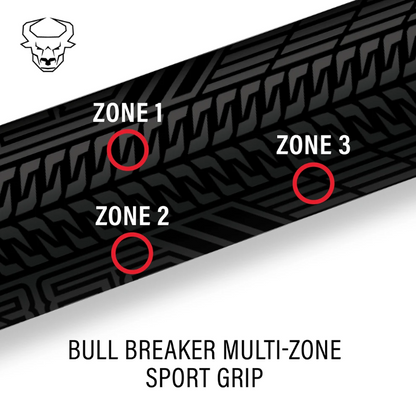 Bull Carbon INSANE Break Cue 12.85mm White Carbon Fiber G-Force Tip Durable Grip