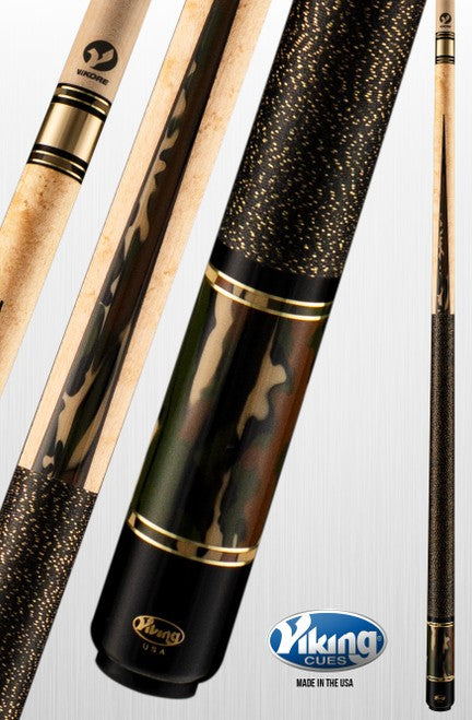 Viking Defender DF0700 Pool Cue Leather Wrap Vikore Performance Shaft USA
