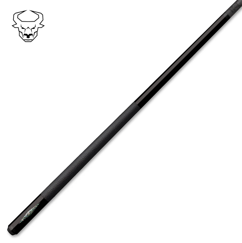 Bull Carbon BCD1BK Pool Cue – Galaxy Abalone - Carbon Fiber Shaft –Uni‑Loc