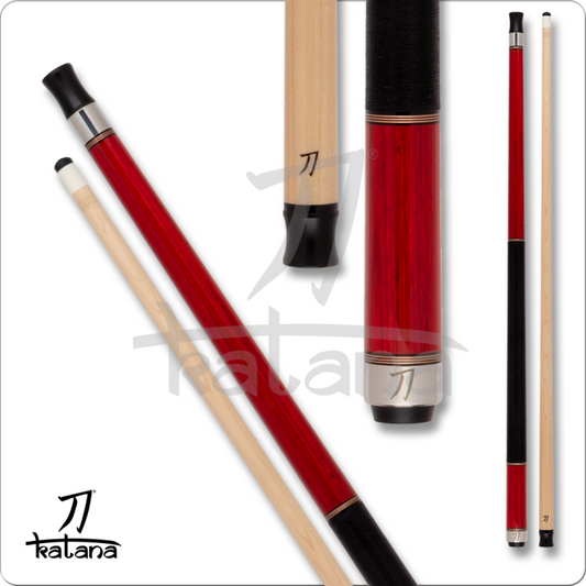 Katana Dragon - KAT2504 - 12.75 mm Wood Shaft - Red Cue JPs Included