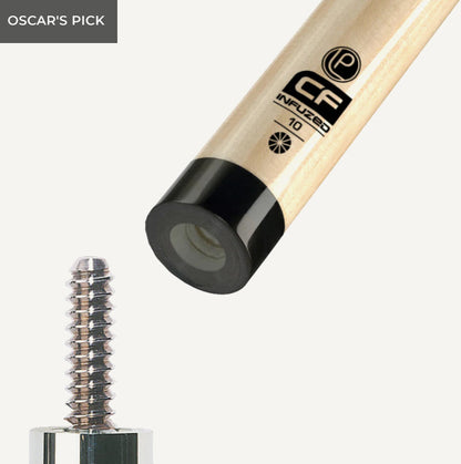 Lucasi Pro Carbon InFUZED Pool Cue Shaft with Kamui Tip, Select Joint Size