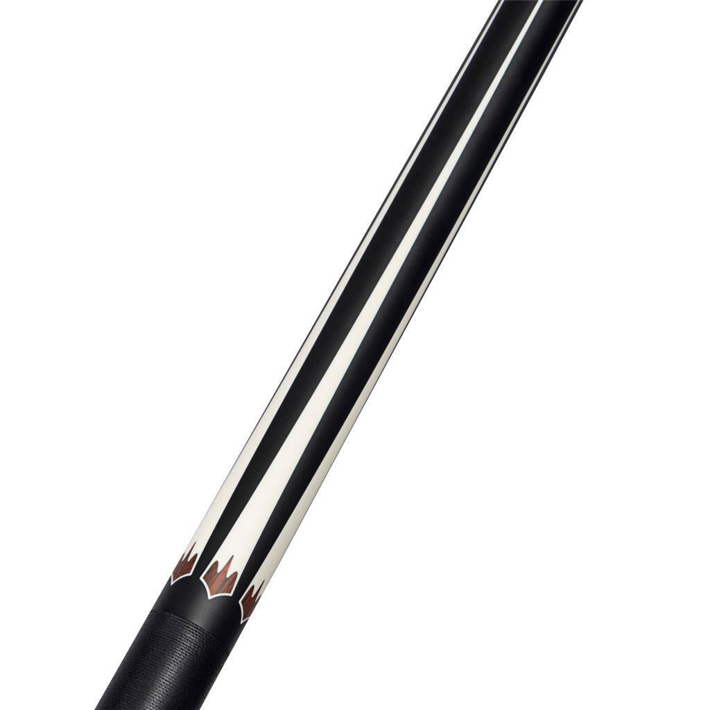 Players HC21 Cue | Matte Black, White, Cocolobo & Thuya Burl w/ Black Linen Wrap