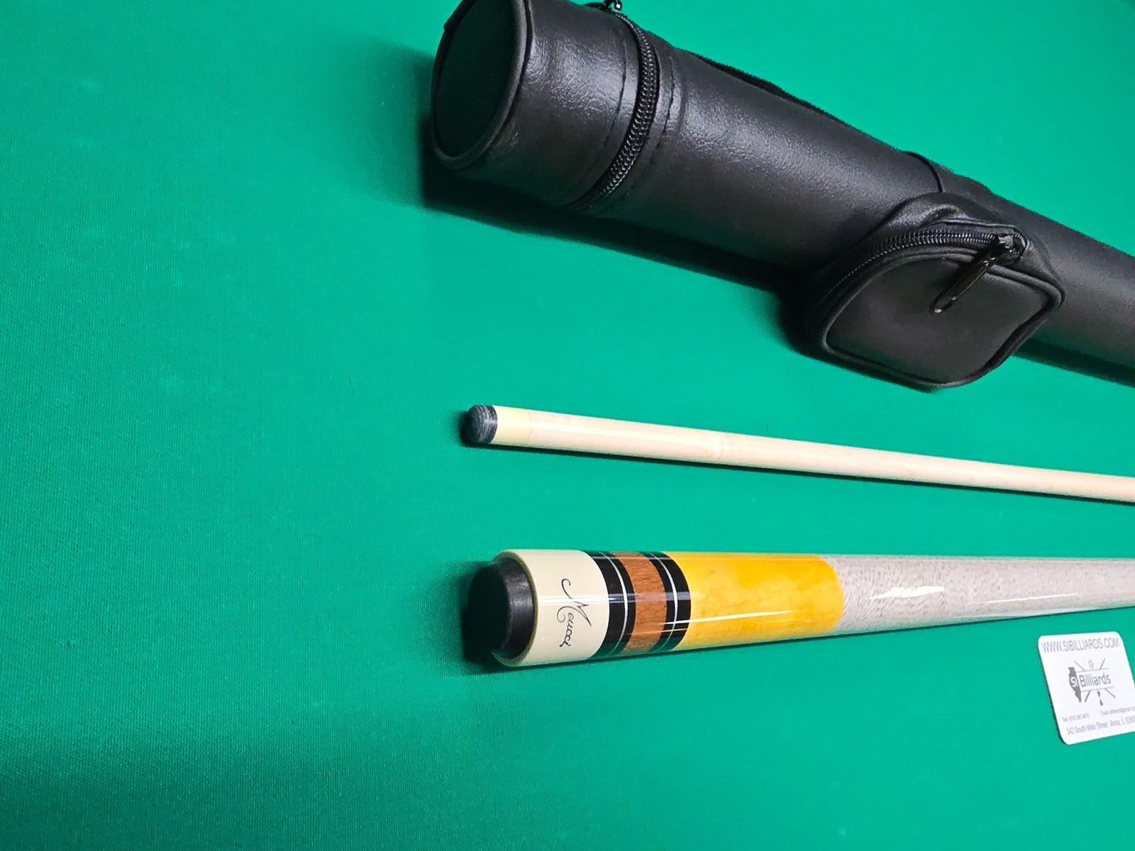 Meucci Echo 1 Pool Cue – 19oz | 12.5mm Pro Shaft + FREE Hard Case | NEW!