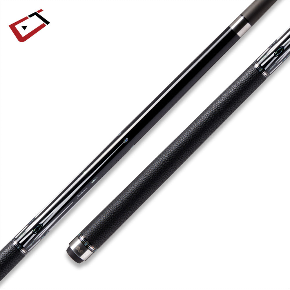 Cuetec Cynergy SVB Gen II Pool Cue 12.5mm Carbon Fiber Shaft Black Leather