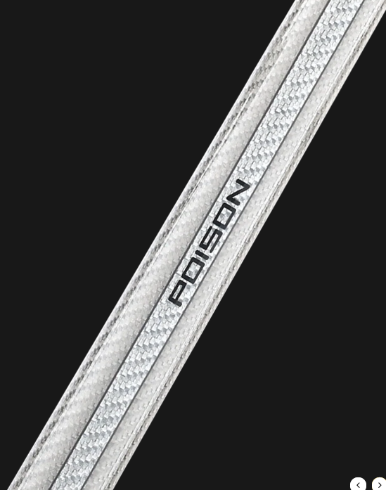 Poison Maelith No Wrap Pool Cue - Grey Venom Carbon Shaft, 12.4mm Tip