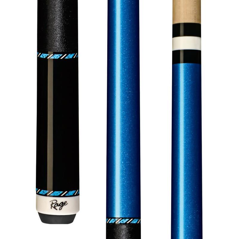 Rage RGC10 Billiards Pool Cue Stick w/ Maple Shaft (Blue/Black) + Free Ship