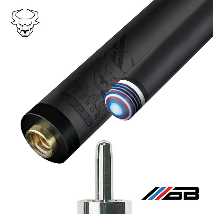 Bull Carbon Bull Breaker Carbon Fiber INASNE Red Break Cue - Sport Wrap! Uniloc