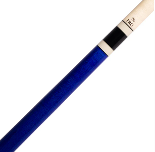 Meucci European Blue Pool Cue 19oz w/ 12.5mm Pro Shaft! Free Hard Case!