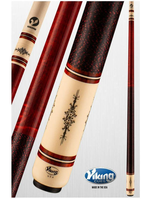 Viking B3455 Linen Wrap Pool Cue w/ ViKORE High Performance Shaft Free Shipping