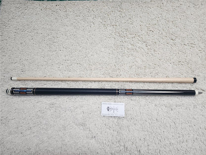 KODA POOL CUE KD51 Black w/ Cocobolo Overlay, Irish Linen &amp; Maple Shaft 12.75mm