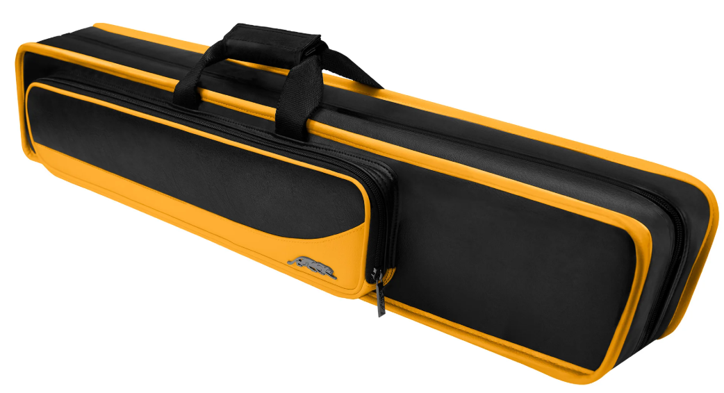 Predator Roadline Black/Yellow Soft Pool Cue Case - 4 Butts x 8 Shafts