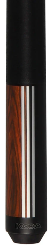 KODA Split Design Black and Bocote Graphic Pool Cue - KD29BC - Free Shipping!
