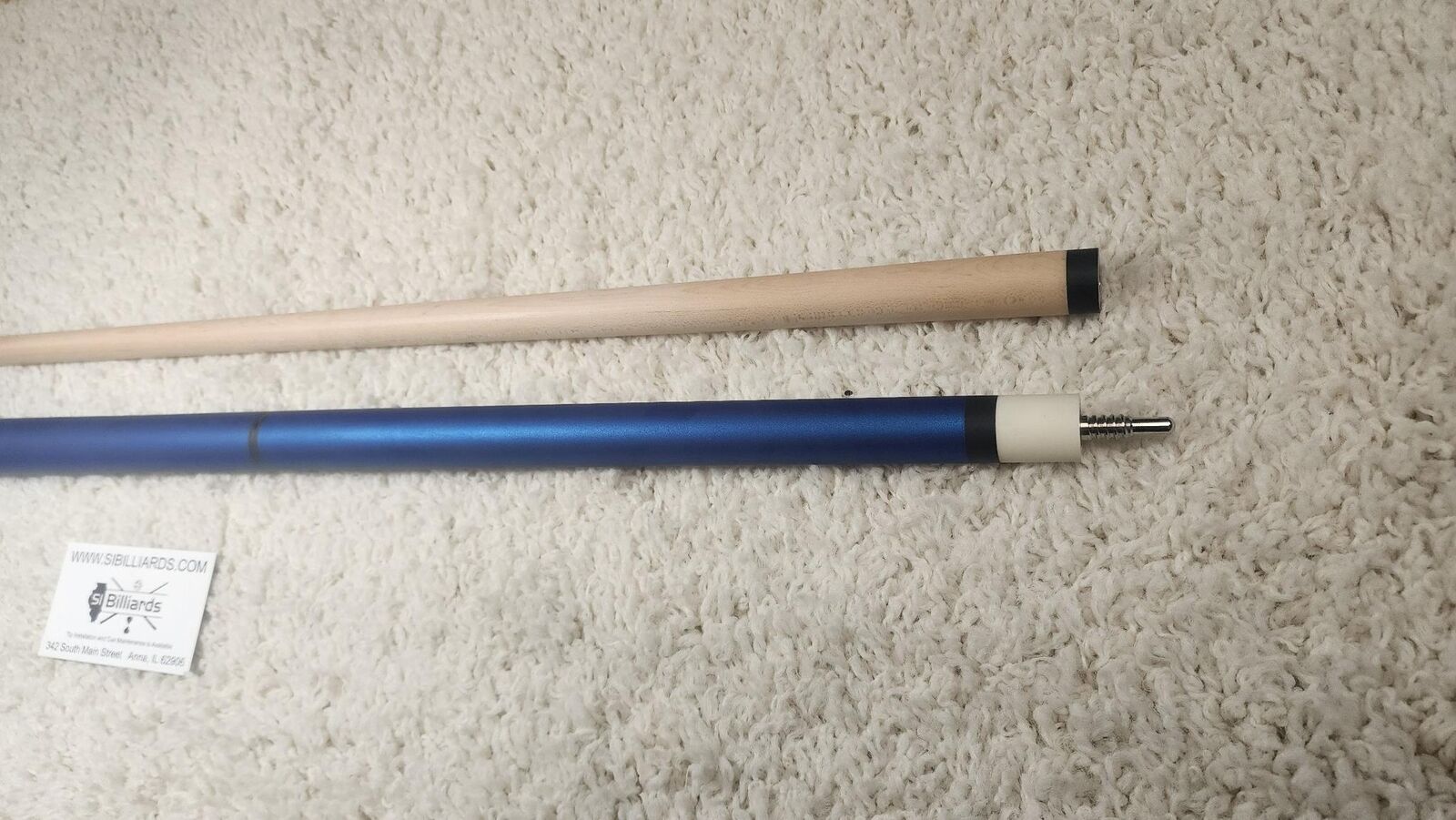 New Rage - RGJBHH-BL - Heavy Hitter BLUE Break/Jump 25oz cue - 14mm Shaft