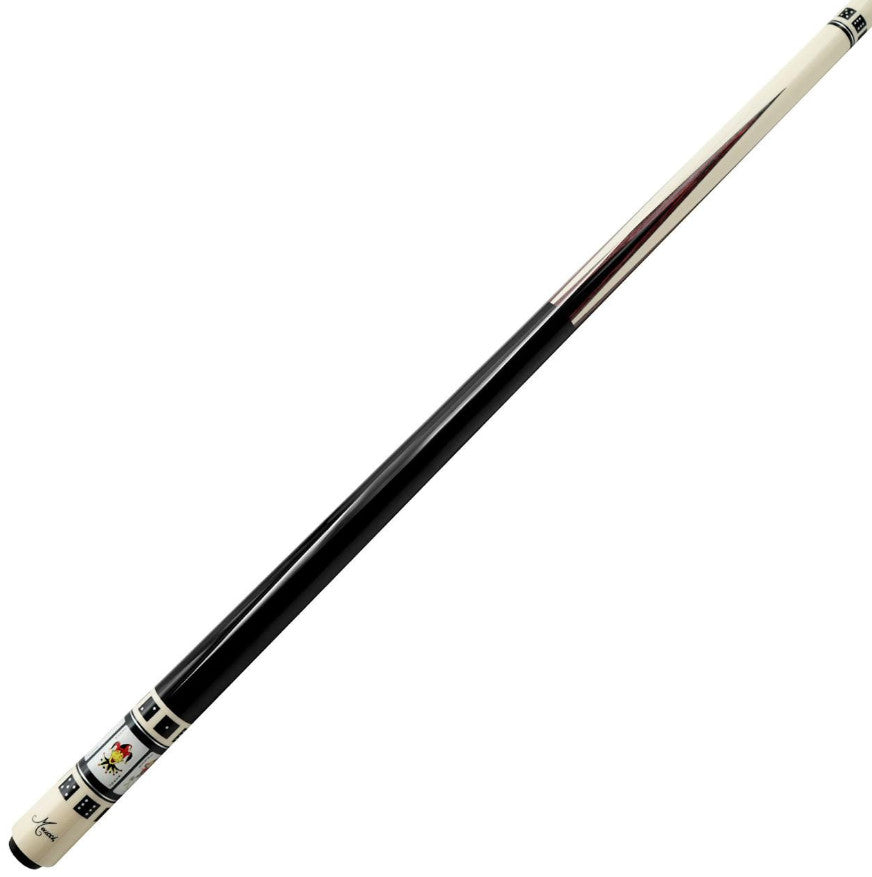 Meucci Gambler 2 Jokers Pool Cue 19oz with Case, 12.5mm Pro Shaft