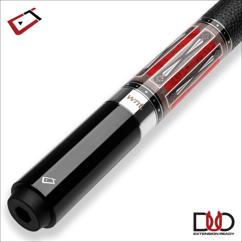 Cynergy Nineball Series Shark Gray Stain LTW 12.5mm Pool Cue  12.5mm Shaft 19oz