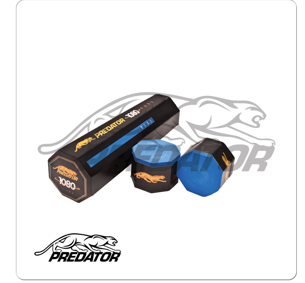 Predator 1080 Billiards Chalk - 5 Piece Pack - Blue Octagon - Second Day Shippin