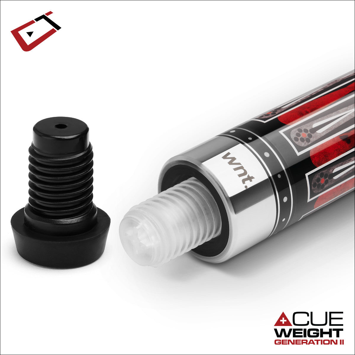 Cynergy Nineball Series Ink Black LTW 12.5mm Pool Cue  12.5mm Shaft 19oz