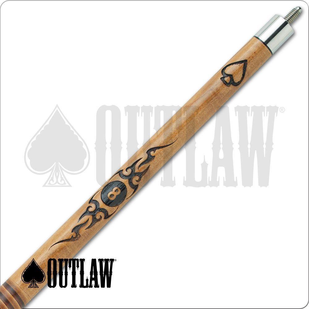 Outlaw OL29 Pool Cue Design Branded by hand 19oz Free Shipping!