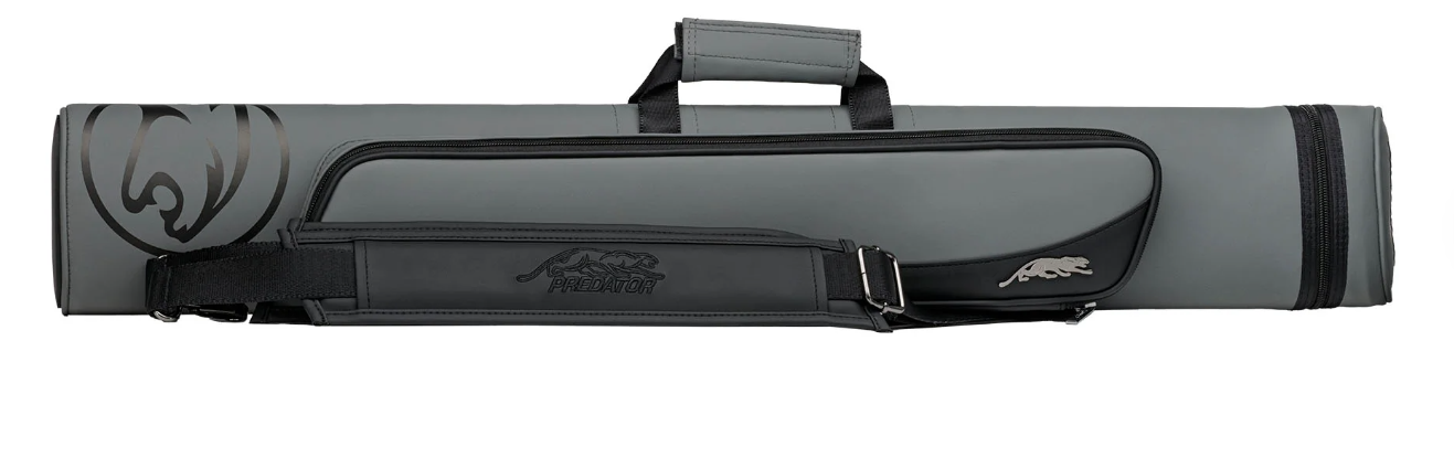2x4 Predator Roadline Gray/Black Hard Cue Case - Double Straps  Free US Shipping