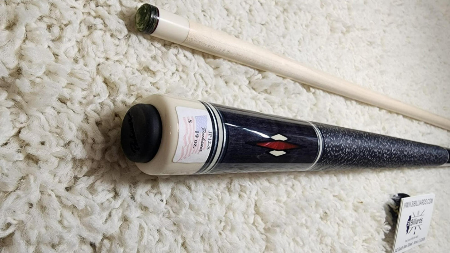 Pechauer JP12-S Pro Series Grey Pool Cue, w/ 12.75mm Shaft! Free 1x1 Hard Case!
