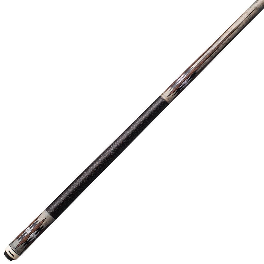 KODA POOL CUE KD52 Smoke w/ Palm Wood & Recon, Matte, Irish Linen & Maple Shaft