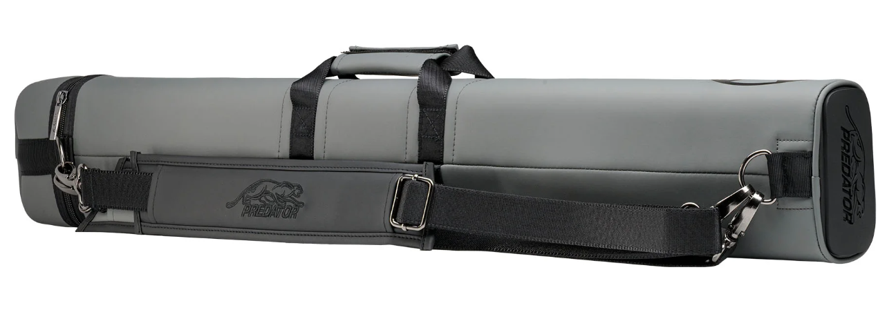 3x5 Predator Roadline Gray/Black Hard Cue Case - Double Straps  Free US Shipping