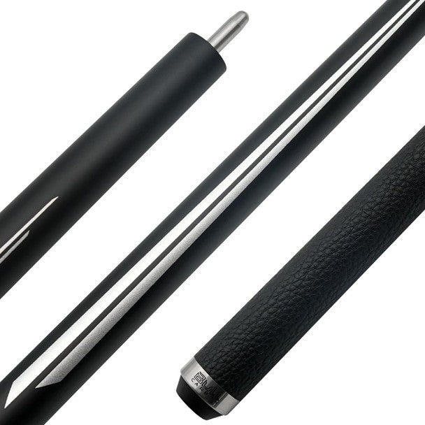 Bull Carbon Pool Cue – BCSP2 Silver Split Point – Carbon Fiber Shaft – Uni‑Loc