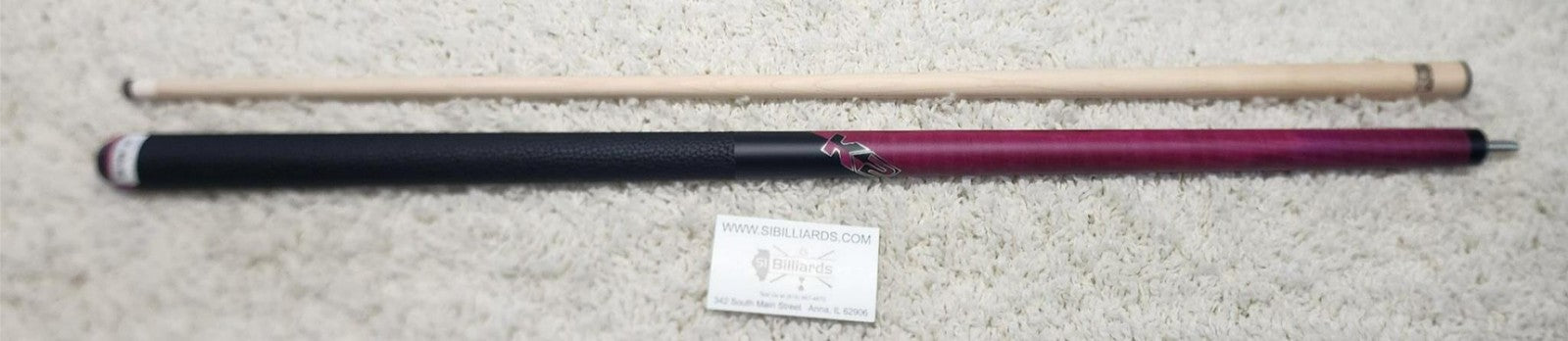 K2 Pool Cue KLCPK Pink w/ Leather Wrap Play Cue w/ Low Deflection 11.75MM Shaft