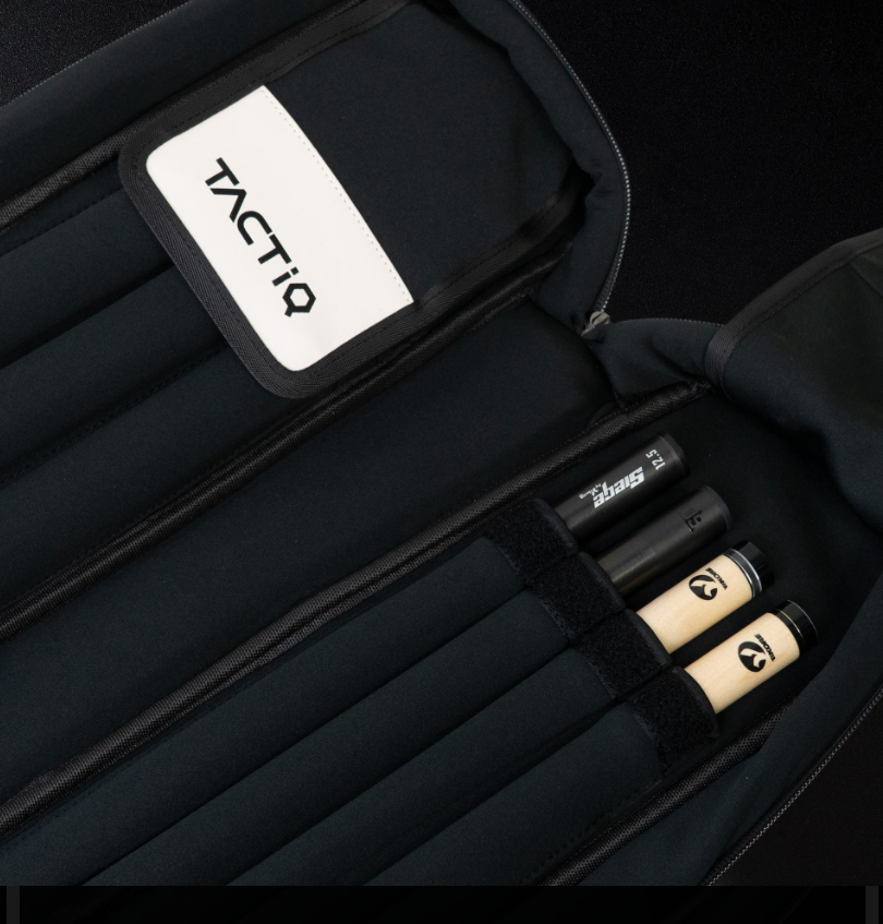 Tactiq Flux 3x4 Soft Pool Cue Case! Back Pack Straps!! Free Shipping!