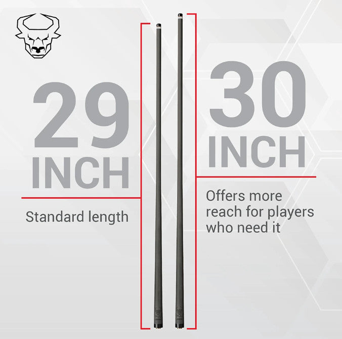 Bull Carbon BCC1BT Pool Cue Blue Curly Maple Uniloc 12.25mm Shaft 29"