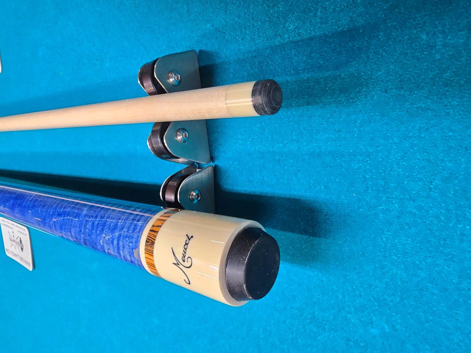 Meucci ANW-1 Blue Stained Pool Cue w/ Pro Shaft & Free Hard Case!
